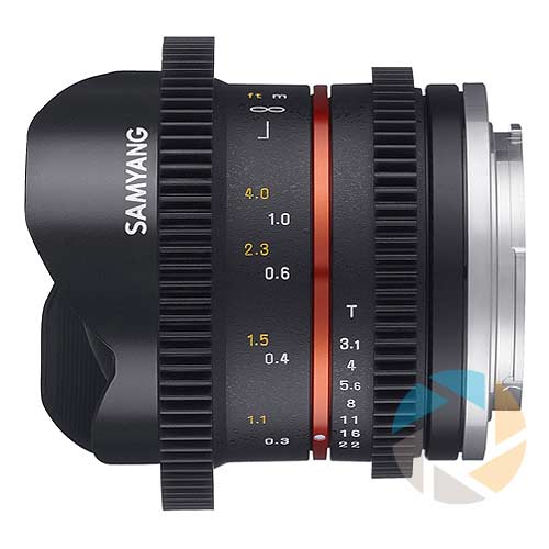 Samyang MF 8mm T3,1 Fisheye Video APS-C Sony E - günstig - mycam24.de