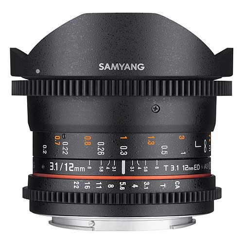 Samyang MF 12mm T3,1 Fisheye Video DSLR - mycam24.de