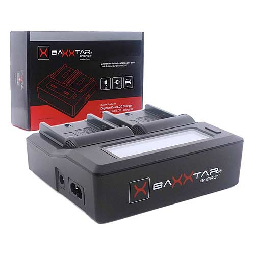Baxxtar PRO LCD Dual Lader für NP-F - mycam24.de